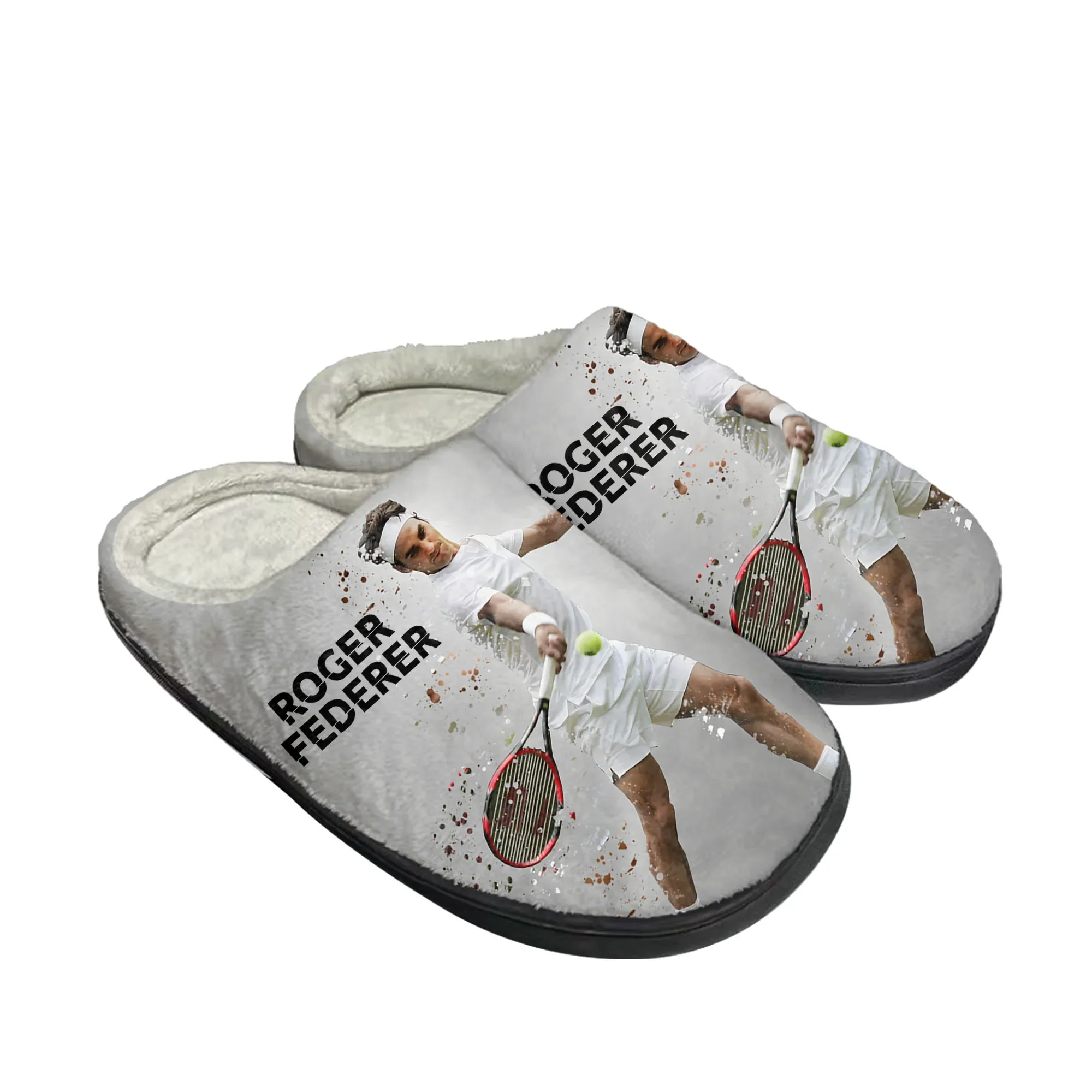 Women Shoes Tennis - Tenis Kralı Federer Ev Pamuk Terlikleri