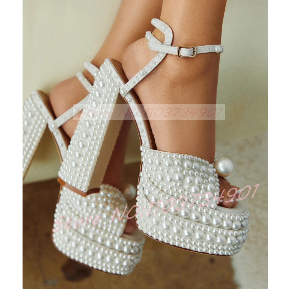 Kadın Beyaz İnci Platform Sand - Women'S Shoes Quality incelemesi ve fiyatı
