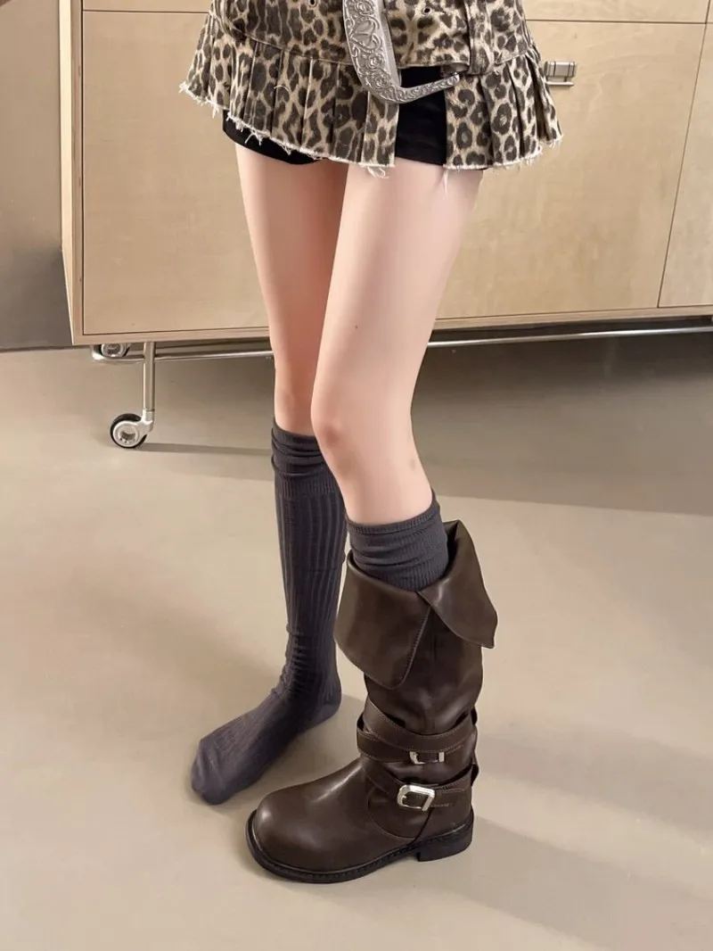 Kadınlar için Yuvarlak Burunlu - Knee High Boots Women incelemesi ve fiyatı