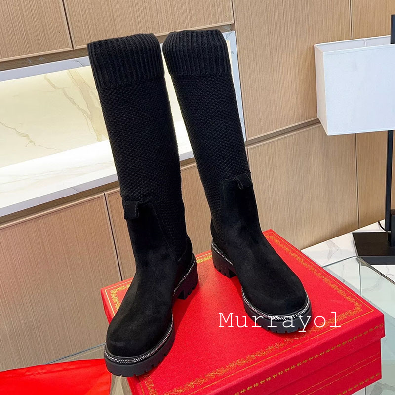 Diz Üstü Çizmeler Sonbahar Kış - Sock Boot Women incelemesi ve fiyatı