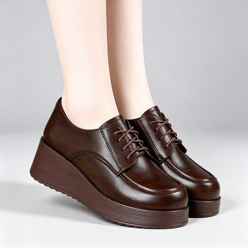 6cm Rahat Derin Ağızlı Yumuşak - Oxford Lace Up Women incelemesi ve fiyatı