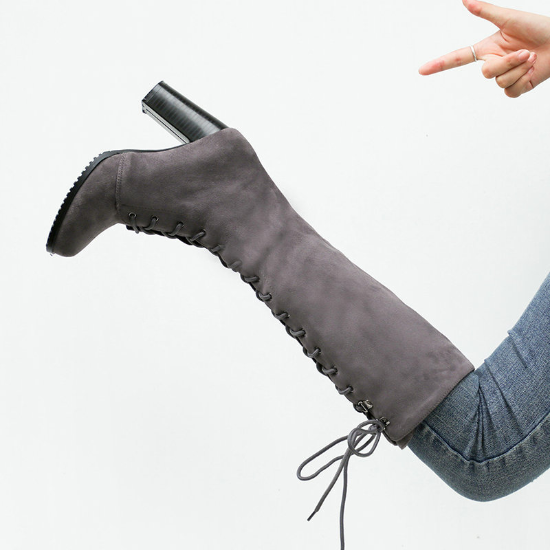 Kadın Botları Kalın Yüksek Top - Sock Boot Women incelemesi ve fiyatı